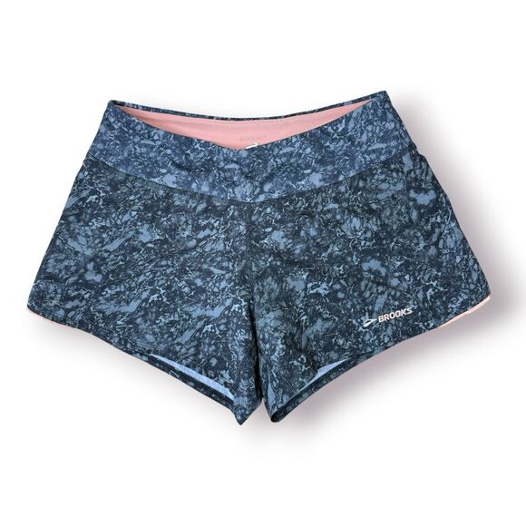 Brooks Chaser Shorts Womens Size Small Gray Lined Stretch Running 5" Inseam Bike - Picture 1 of 9